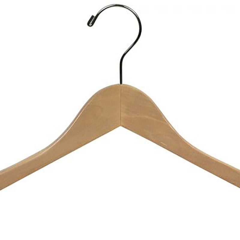 Personalized Wooden Hangers - Light Brown - Completeful