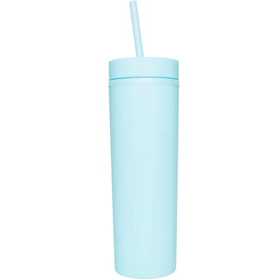 Personalized Moms Skinny Tumblers 16oz - Blue - Completeful