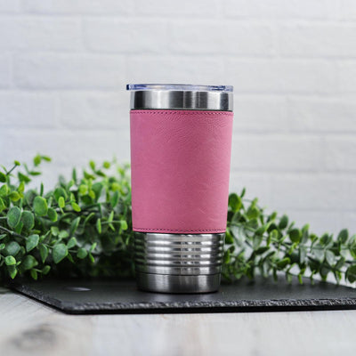 Personalized Mother's Day Travel Tumblers - 20oz. - Pink - Completeful