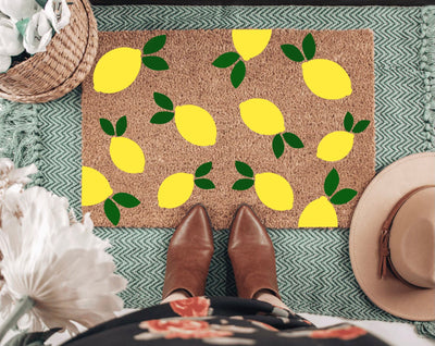 Lemon Pattern -  - The Doormat Company