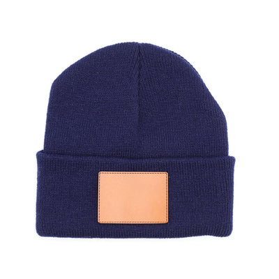 Personalized Knit Beanies - Navy - Completeful