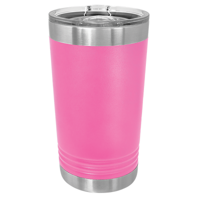 Personalized 16oz. Tumbler with Slider Lid - Mother's Day Designs - Pink - Completeful