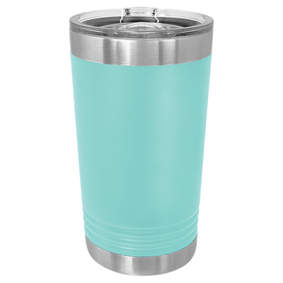 Personalized 16oz. Tumbler with Slider Lid - Mother's Day Designs - Teal - Completeful