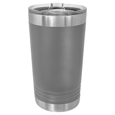 Personalized 16oz. Tumbler with Slider Lid - Mother's Day Designs - Grey - Completeful