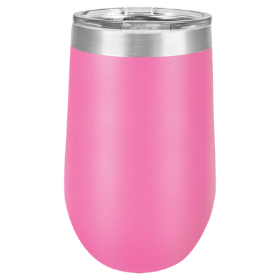 Personalized Wine Tumbler - 16oz. - Pink - Completeful