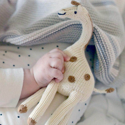 Classic Giraffe Organic Knit Baby Gift -  - Estella