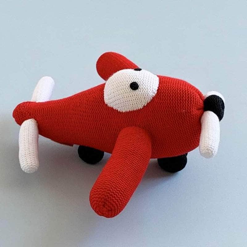 Organic Baby Gift Set - Newborn Rattle Toys | Car, Plane & Truck -  - Estella