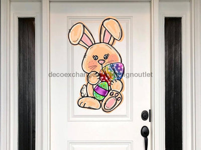 Easter Bunny, Easter Egg Sign, Easter Sign, wood sign, Door Hanger, 22" Door Hanger -  - DecoExchange®