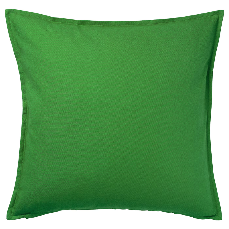 Monogram Colorful Throw Pillow Covers - Green - Wingpress Designs