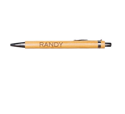 Personalized Light Brown Pen -  - Completeful