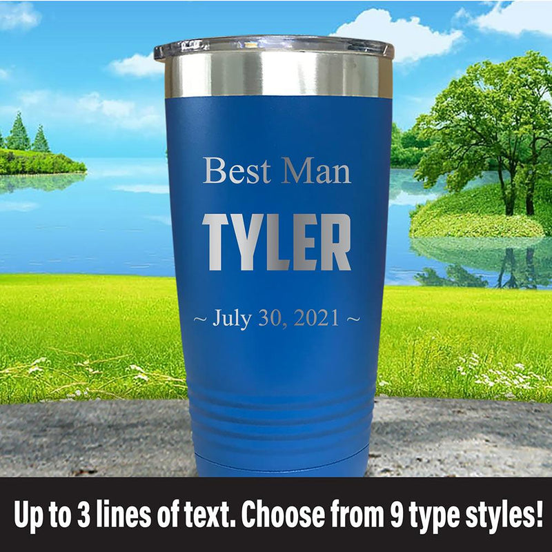 Personalized Laser Engraved Tumbler with Names or Custom Text -  - Lazerworx