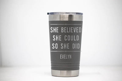 Personalized 16oz. Tumbler with Slider Lid - Mother's Day Designs -  - Completeful