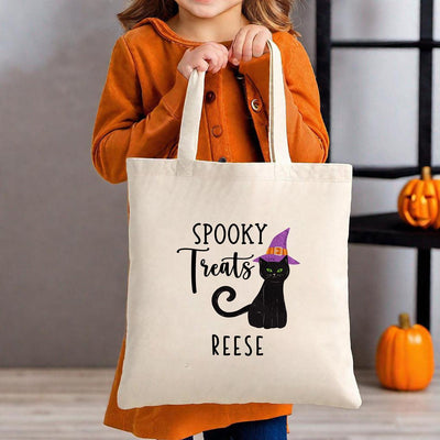 Personalized Kids Halloween Tote Bags -  - Wingpress Designs