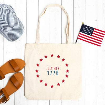 Personalized Patriotic Tote Bags -  - Wingpress Designs