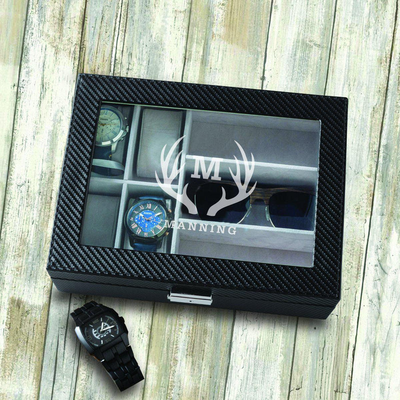 Personalized Watch Box & Sunglasses Box -  - JDS