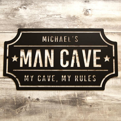 Personalized Man Cave Metal Sign – Michael Design -  - JDS