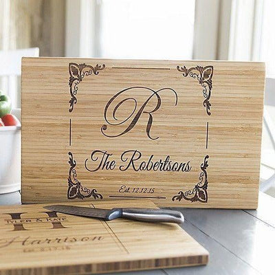 Personalized 11x17 Bamboo Cutting Board -  - Completeful