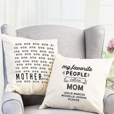Personalized Throw Pillow Covers for an Awesome Mom -  - Wingpress Designs
