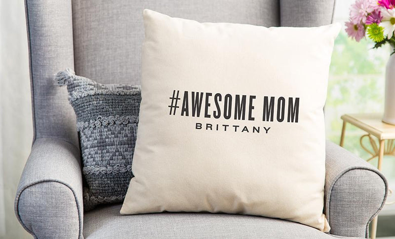 Personalized Throw Pillow Covers for an Awesome Mom -  - Wingpress Designs