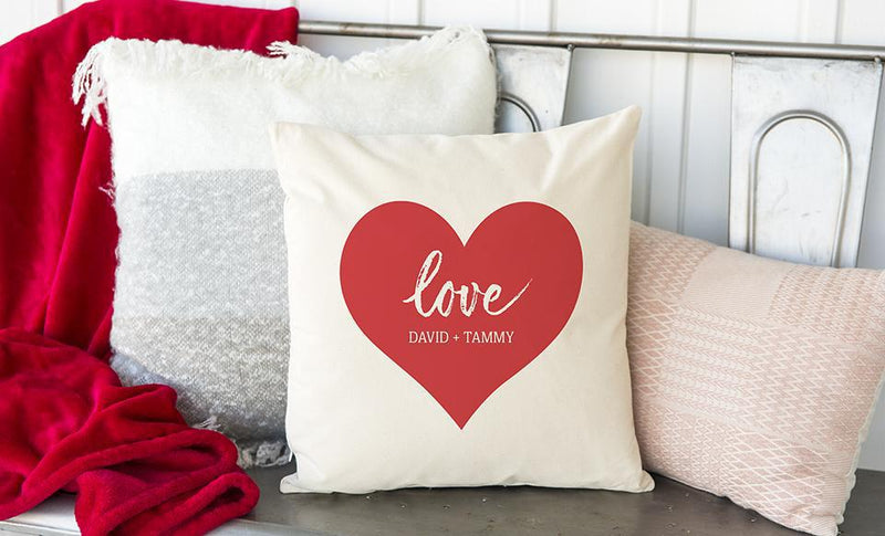 Personalized Throw Pillow Covers (Love Themed) -  - Wingpress Designs