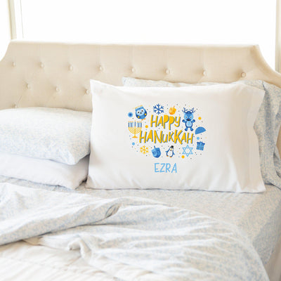 Personalized Hanukkah Pillowcases -  - Wingpress Designs