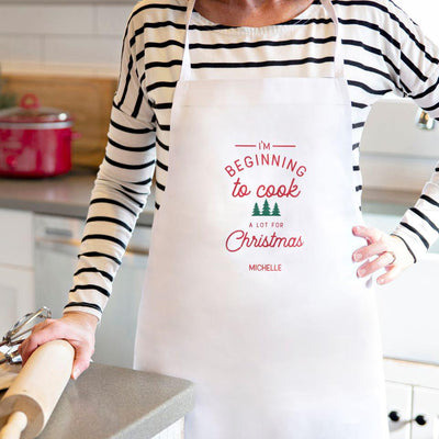 Personalized Christmas Aprons -  - Wingpress Designs