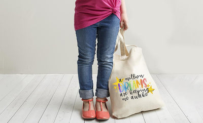 Kids Dreamer Collection Tote Bags - A million dreams - Wingpress Designs