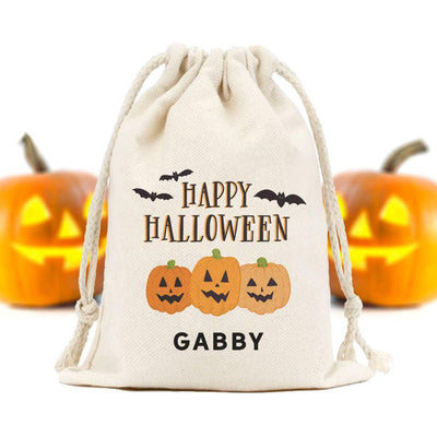 Personalized Halloween Favor Bags -  - Wingpress Designs