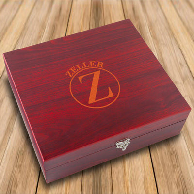 Personalized Poker Night Gift Set - Flask & Cards -  - Lazerworx
