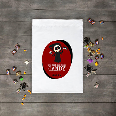 Personalized Kill for Some Candy Halloween Trick-or-Treat Bag -  - Wingpress Designs