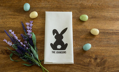 Personalized Easter Tea Towels -  - Wingpress Designs