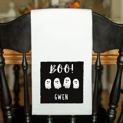 Personalized Cute Halloween Tea Towels -  - Wingpress Designs