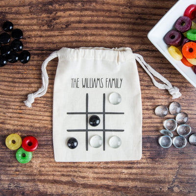 Personalized Kids Tic-Tac-Toe Game in a Bag -  - Wingpress Designs