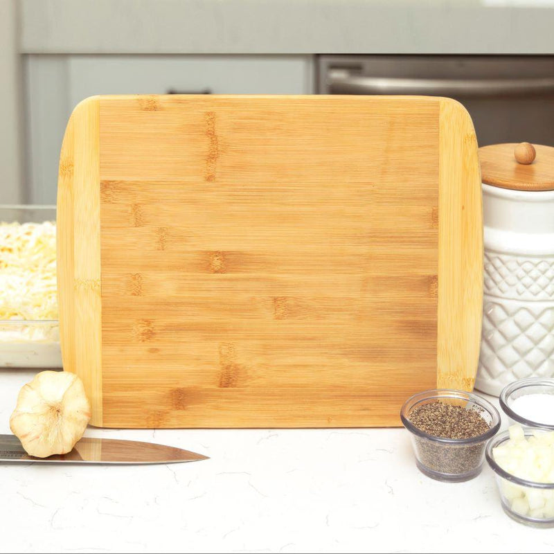 Personalized Holiday Bamboo Cutting Boards - Rounded Edge - 11x14 - Completeful