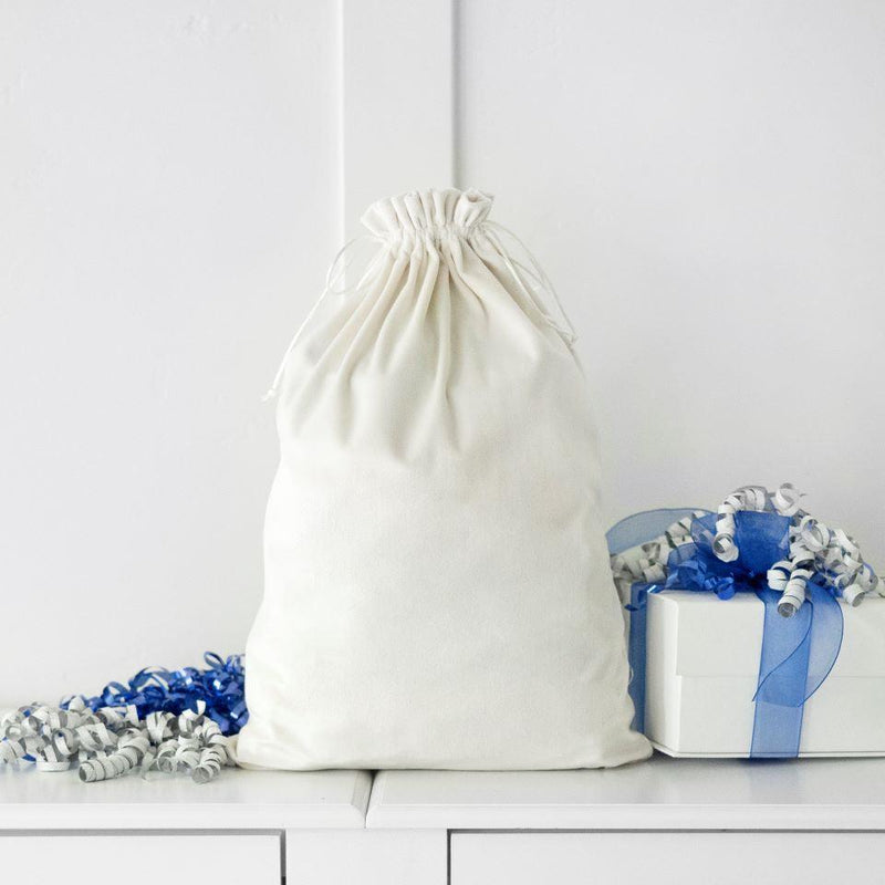 Personalized Velvet Hanukkah Gift Bags - Large - Wingpress Designs