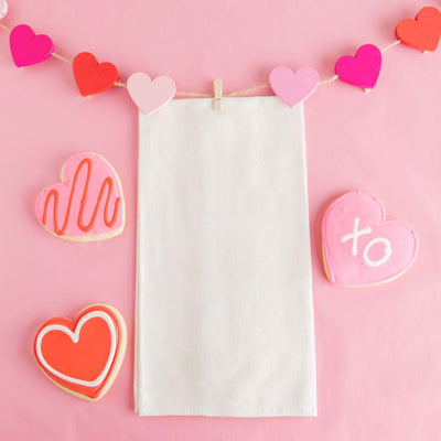 Personalized Hearts Day Tea Towels -  - Wingpress Designs