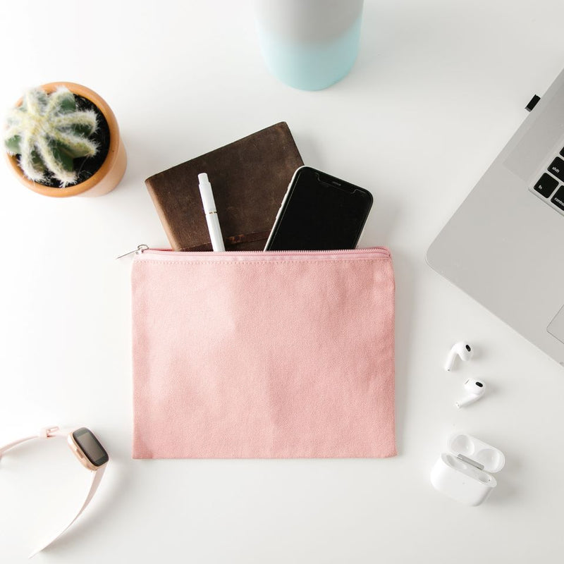 Motivational Makeup Bag - Pink - Wingpress Designs