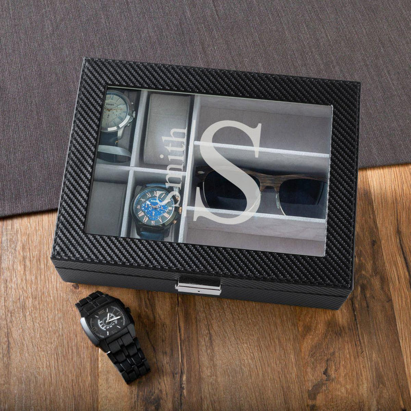 Personalized Watch Box & Sunglasses Box -  - JDS