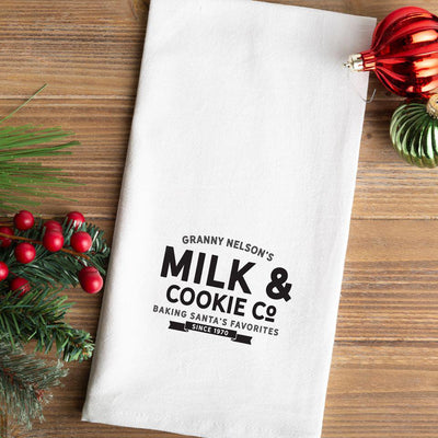 Personalized Farmhouse Christmas Tea Towels -  - Wingpress Designs
