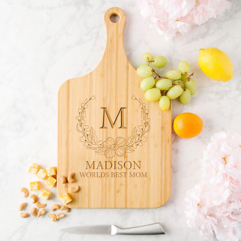 Personalized Handled Cutting Boards for Mom -  - Completeful