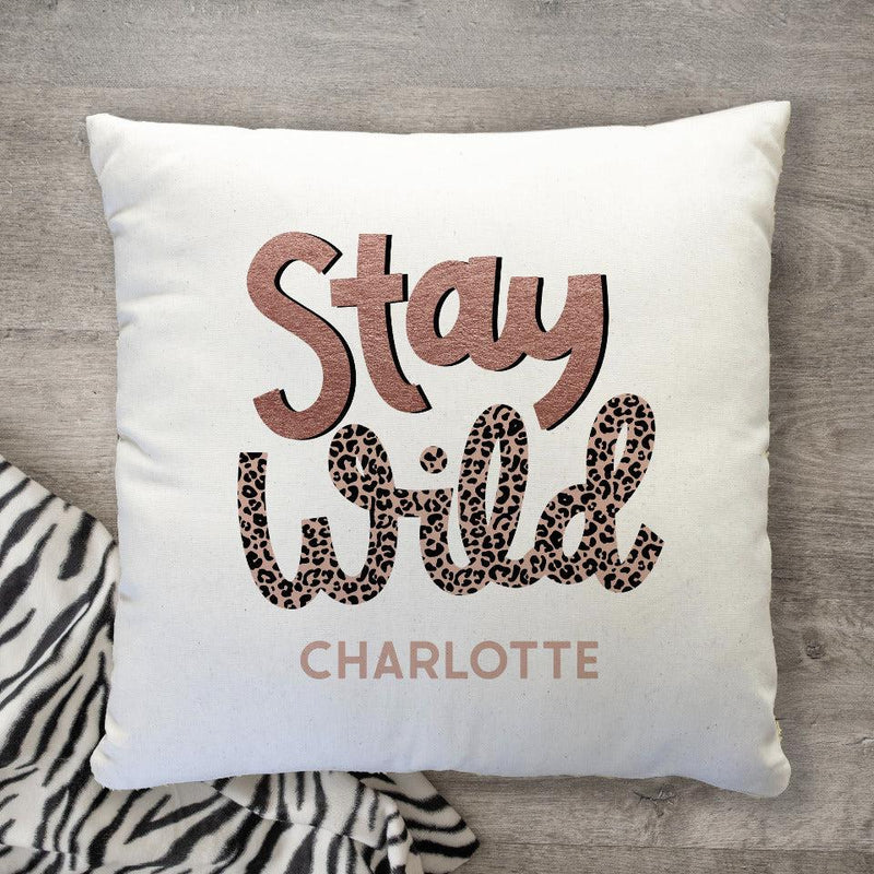 Personalized Animal Print Throw Pillow Covers -  - Qualtry