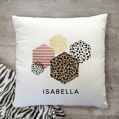 Personalized Animal Print Throw Pillow Covers -  - Wingpress Designs