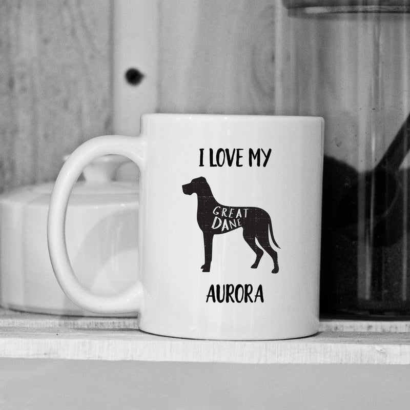 Personalized Dog Silhouette Mugs -  - Completeful