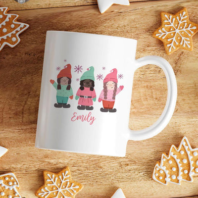 Personalized Girls Christmas Mugs -  - Completeful