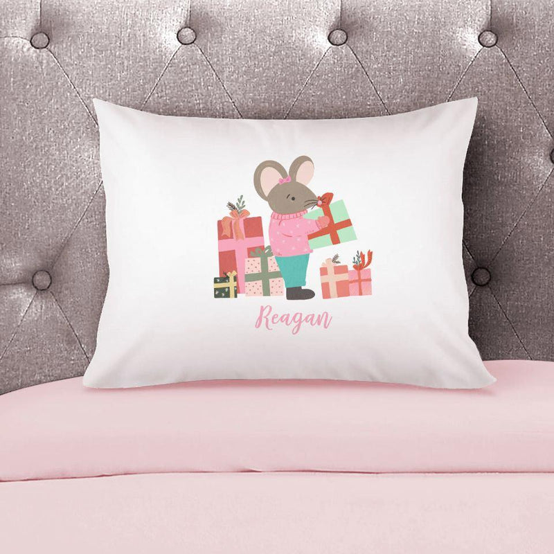 Personalized Girls Christmas Pillowcases -  - Wingpress Designs