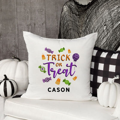Personalized Halloween Throw Pillow Covers - Sweet and Spooky -  - Wingpress Designs