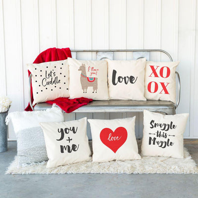 Love Collection Throw Pillow Covers -  - Qualtry
