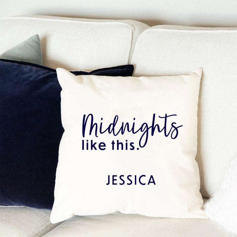 Personalized Midnights Throw Pillow Covers -  - Wingpress Designs