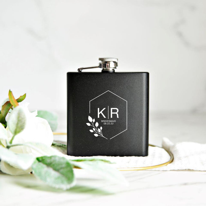 Personalized  Bridesmaid Proposal Flasks -  - Completeful