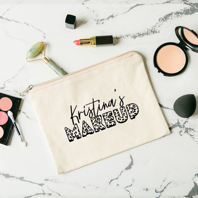 Personalized Makeup Bag -  - Wingpress Designs